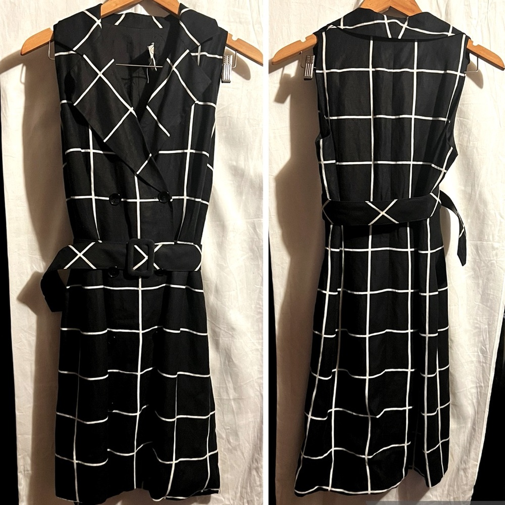 Talbots Grid Shift Dress